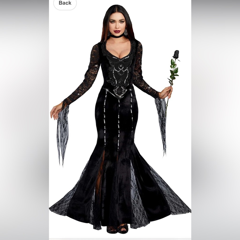 Sexy Frightfully Beautiful Halloween Gown NWT